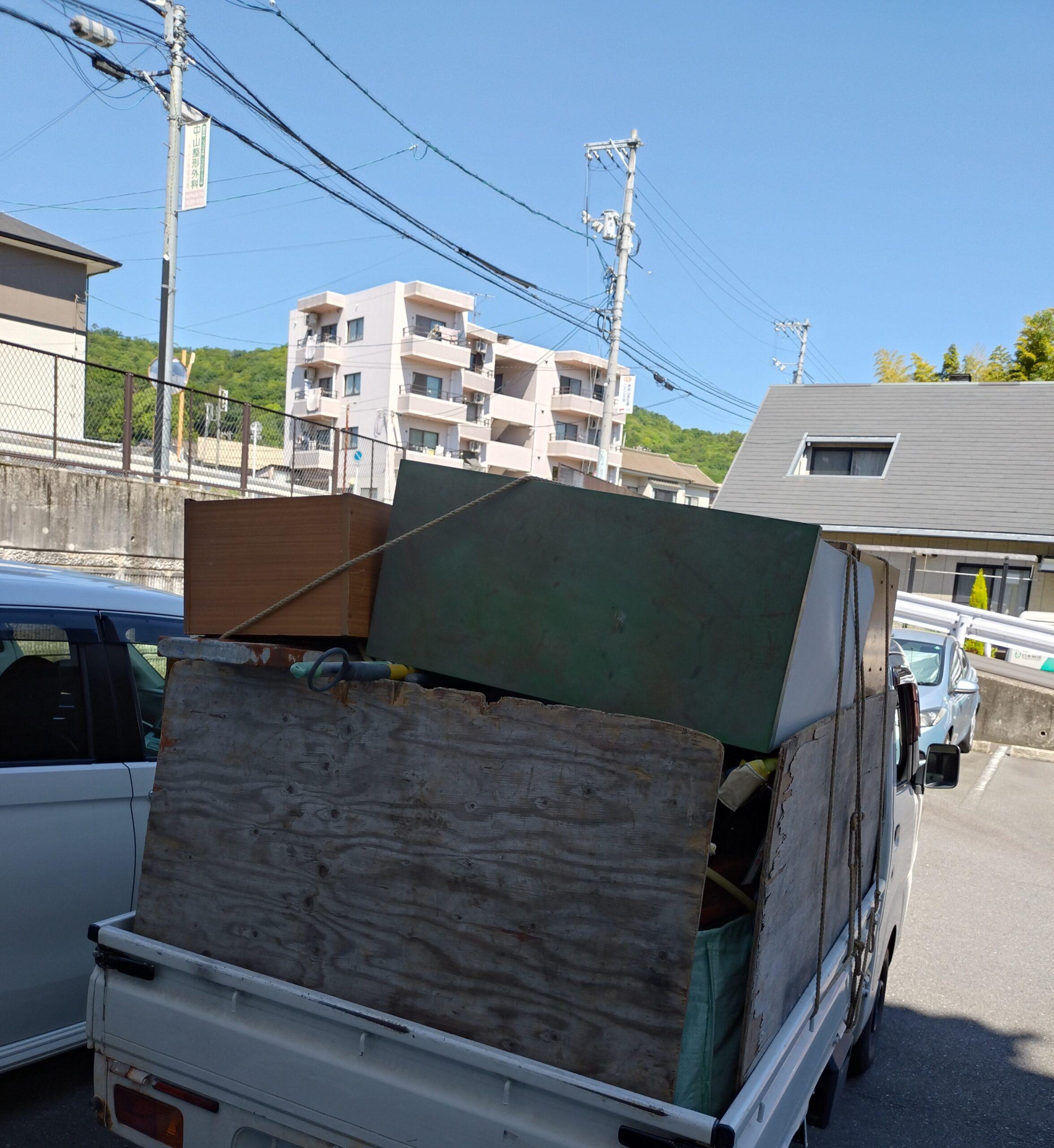 東区中山東】にてガレージ内の撤去作業を行いました！回収事例 - H.K.S